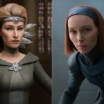 An illustration of Duchess Satine Kryze from Star Wars
